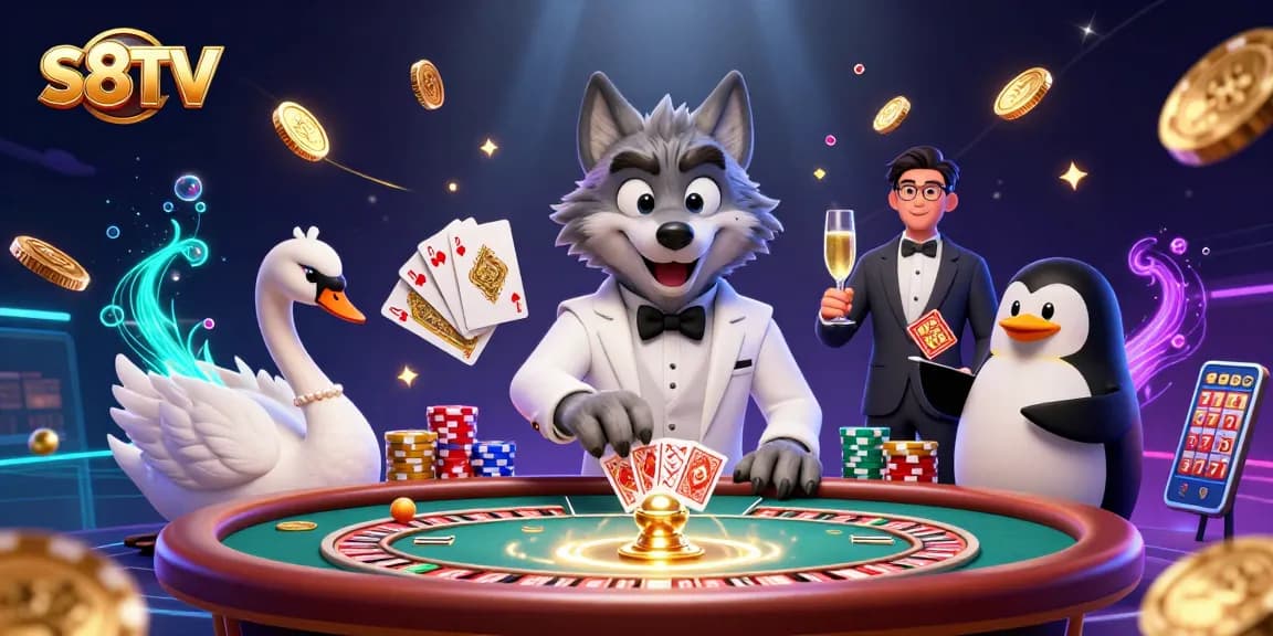 Engage with S8TV's premium blackjack experience and dynamic gameplay through dazzling visuals.