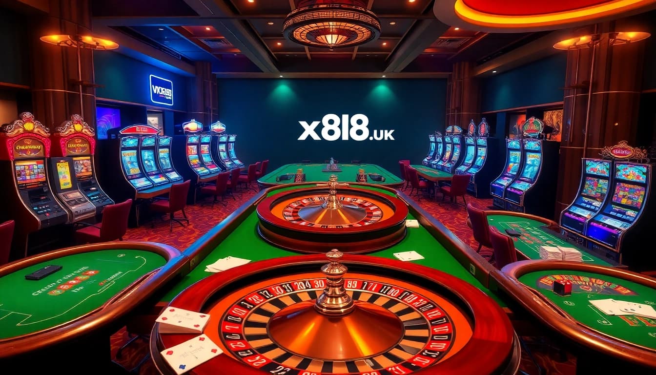 Experience thrilling games at xx88.uk.com with vibrant slot machines and lively casino tables.