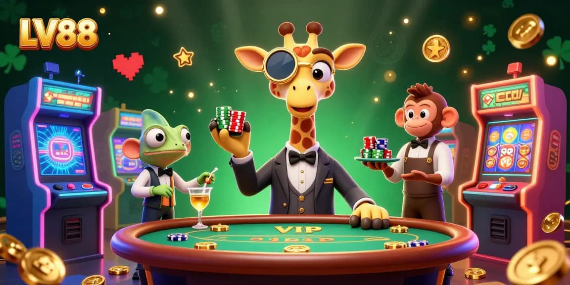 Experience LV88 action with vibrant characters, detailed casino themes, and intense gameplay.
