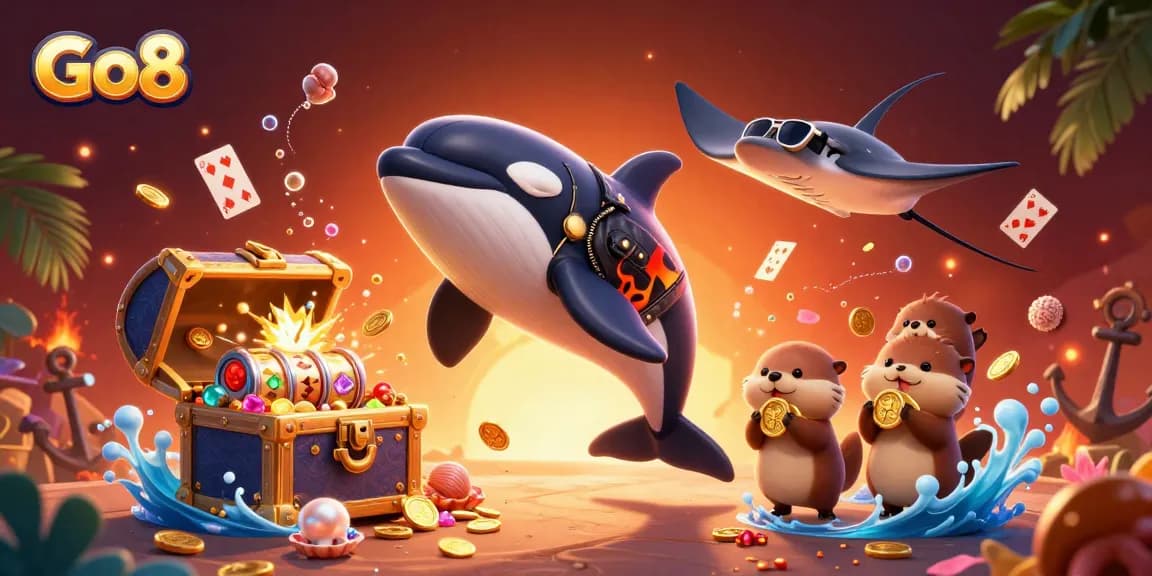 Experience thrilling gameplay and winning jackpots with Go8's vibrant casino scene full of excitement.