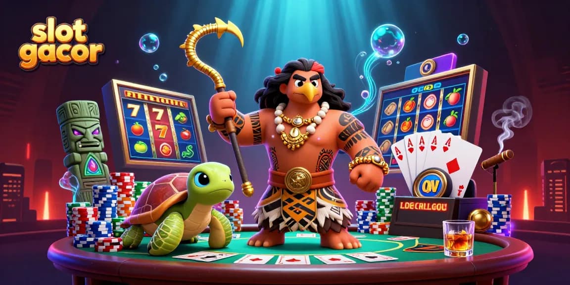 Putaran slot gacor yang menarik membawa kemenangan besar dengan simbol buah dan jackpot.