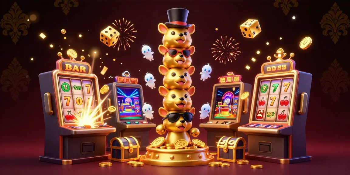 Experience the thrill of winning at AD88 with a vibrant 3D casino illustration