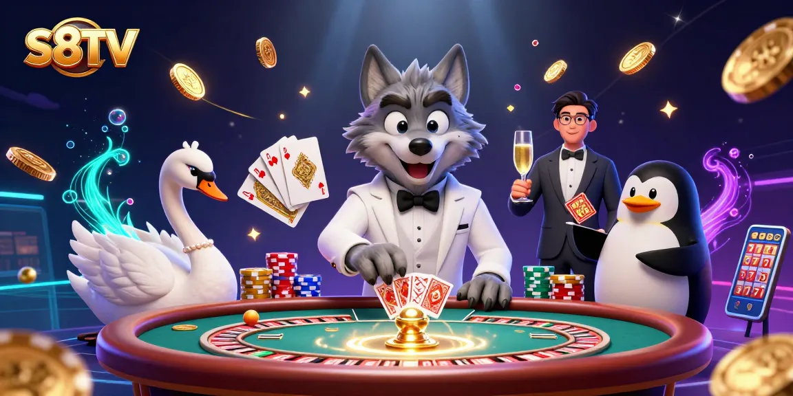 Engage with S8TV's premium blackjack experience and dynamic gameplay through dazzling visuals.