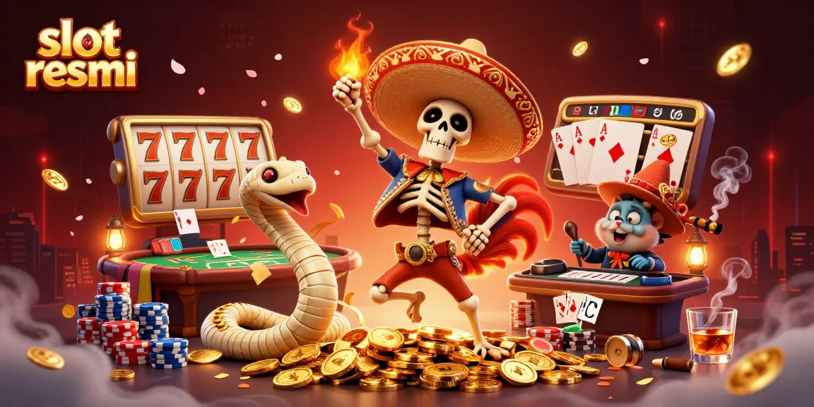 Engage in thrilling slot resmi play with lively characters and immersive casino elements.