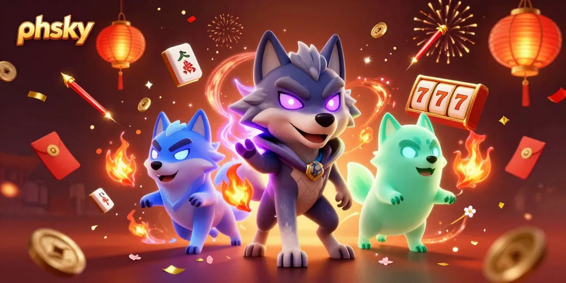 PHSKY offers thrilling casino experiences with vibrant characters, lively games, and celebratory effects.