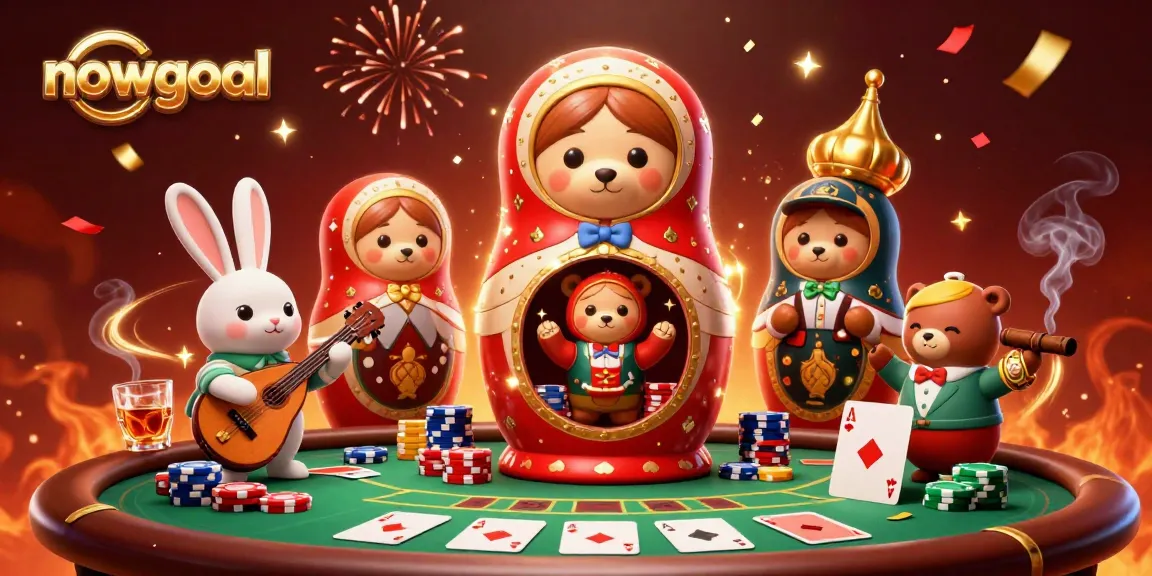Engage with live betting experiences on nowgoal featuring vibrant casino characters.