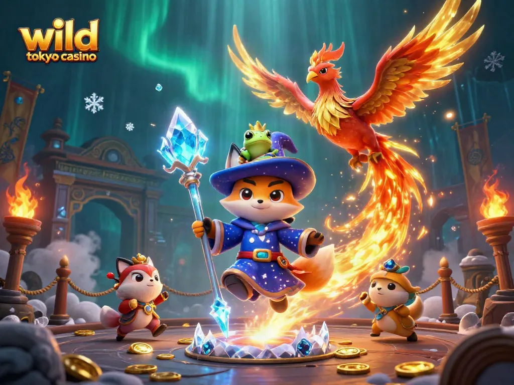Experience exciting adventures at wild tokyo casino with vibrant characters and dynamic gaming elements.