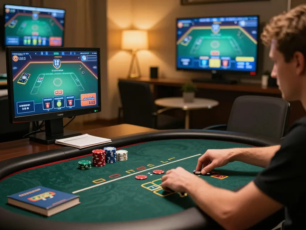 79king-vn players engaging in focused online poker strategies during an intense gaming session.