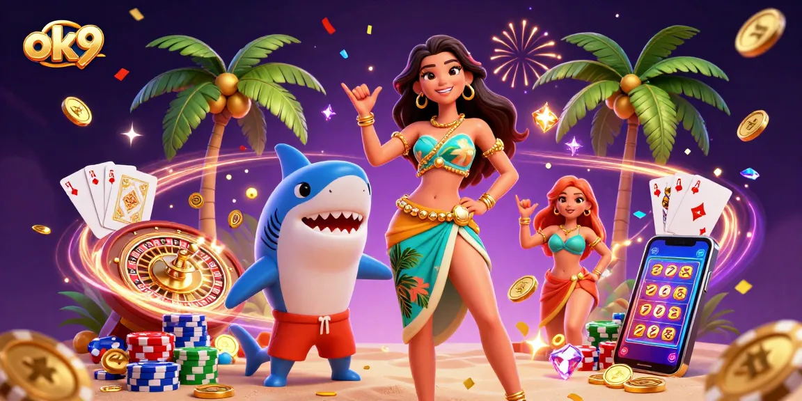 Engage in thrilling casino action at ok9 with vibrant slots, roulette, and live betting