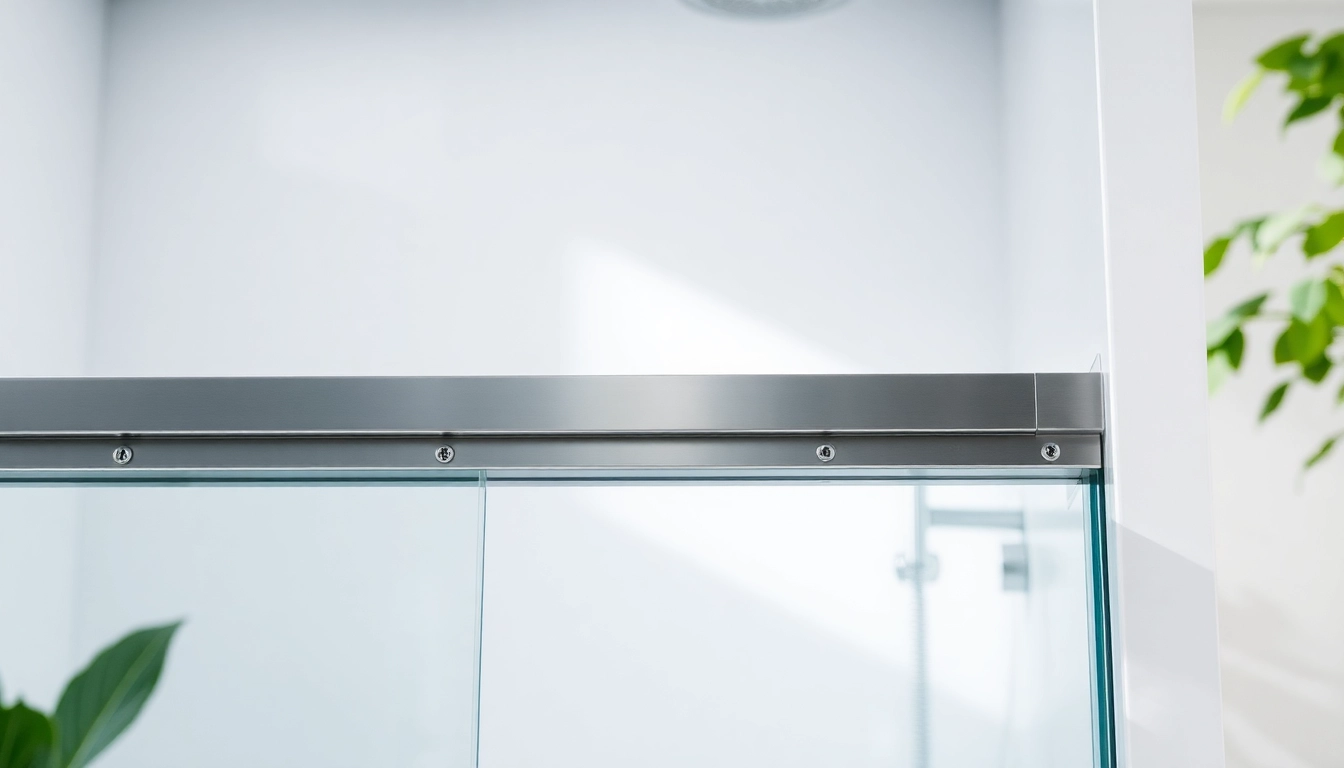 Stylish shower screen sliding door enhancing modern bathroom design with elegance.