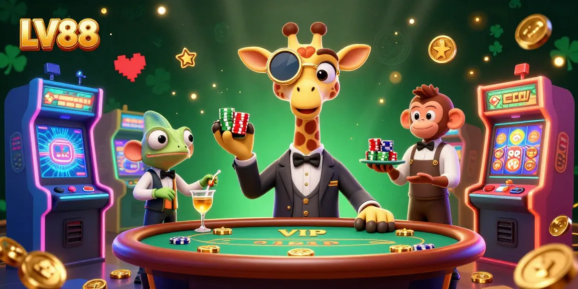 Experience LV88 action with vibrant characters, detailed casino themes, and intense gameplay.