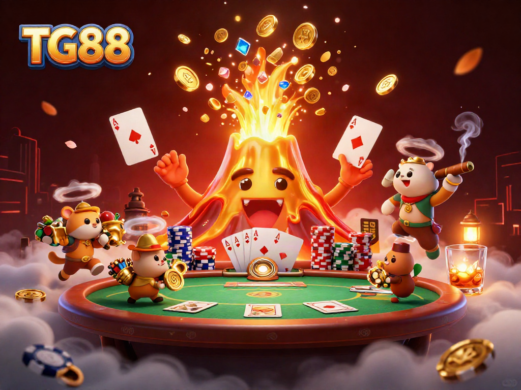 Experience exciting gameplay at TG88 with vibrant casino elements and a thrilling atmosphere.