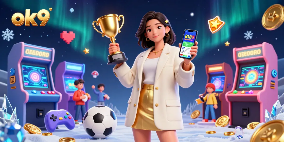 Bet smart with ok9's sports betting app while enjoying vibrant casino elements.